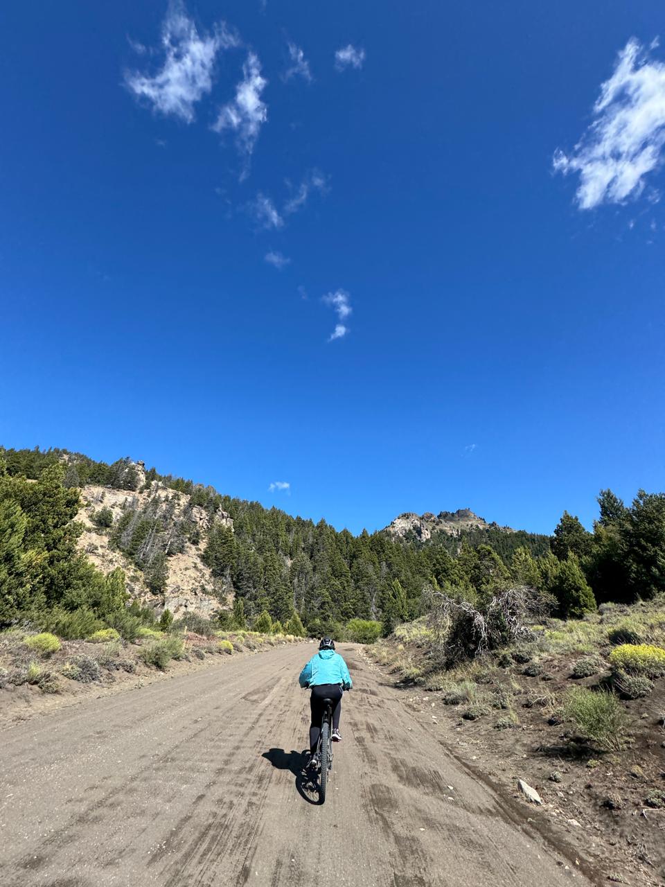 Ciclistas na rota da Patagônia
