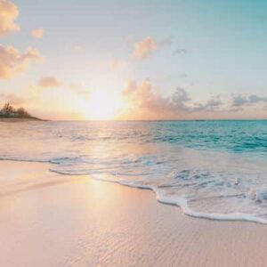 Praia de águas claras